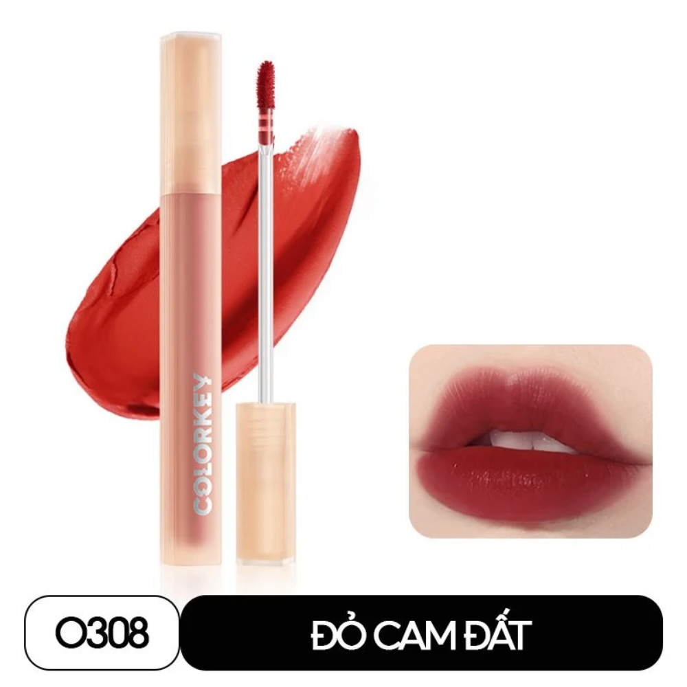 Son kem Colorkey Soft Matte Water Tint 2g bền màu lâu trôi siêu mịn môi
