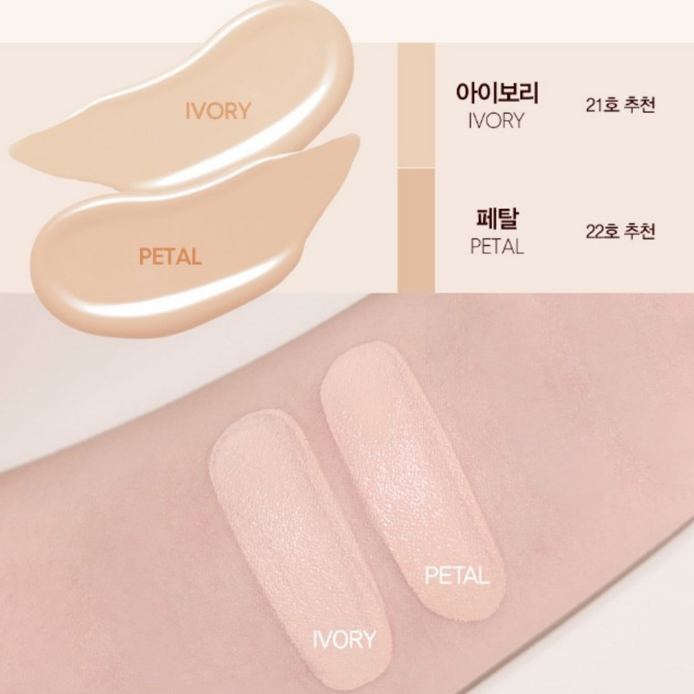 Phấn nước Espoir Pro Tailor Be Velvet Cover Cushion Sakura + Cherry Blossom Edition 13gr mỏng nhẹ, mềm mịn