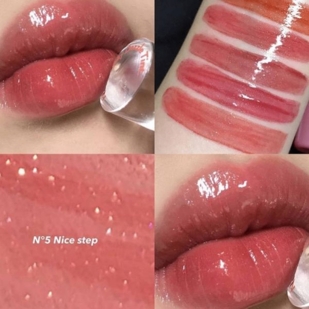 Son bóng nhũ Unleashia Non-Sticky Dazzle Tint 4g lấp lánh kim tuyến lâu trôi