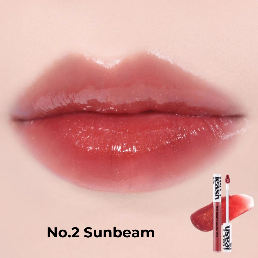 Son bóng nhũ Unleashia Non-Sticky Dazzle Tint 4g lấp lánh kim tuyến lâu trôi