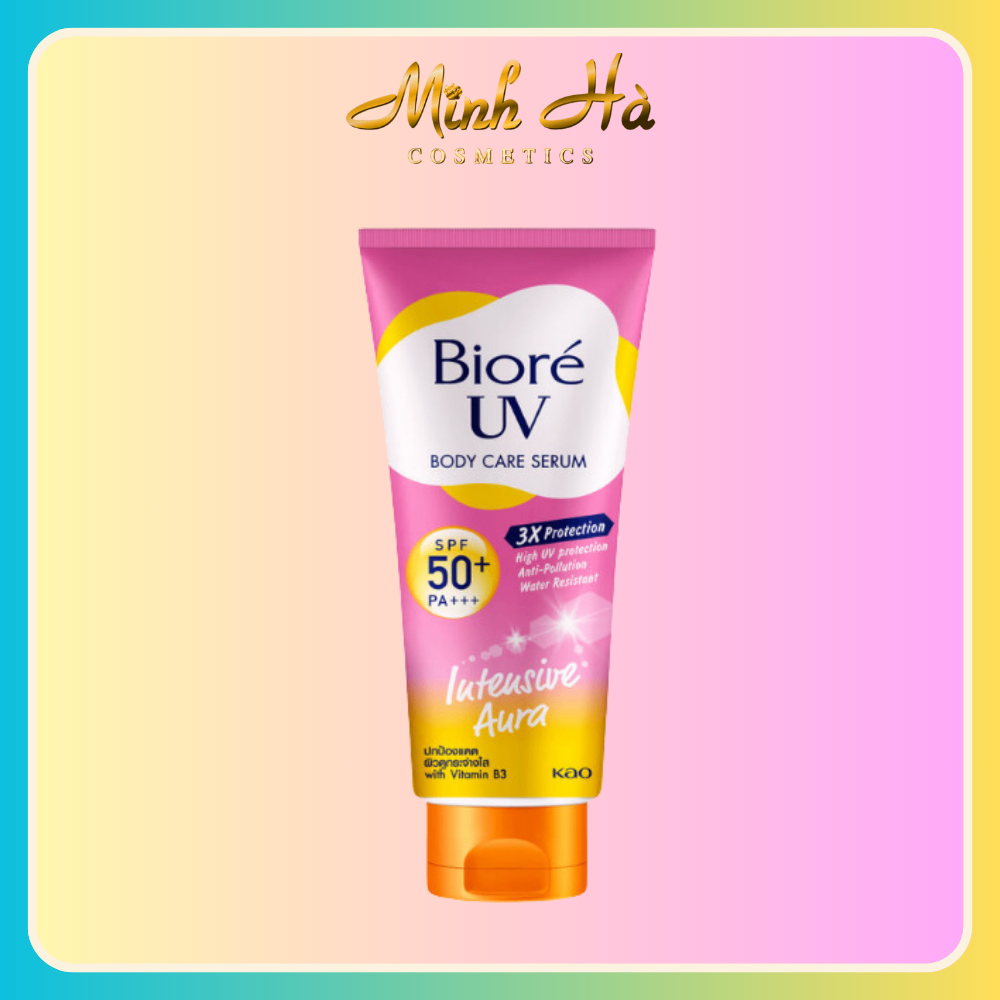 Serum chống nắng dưỡng thể Bioré UV SPF 50+/PA+++ 150ml các loại kháng bụi - trắng sáng mịn màng