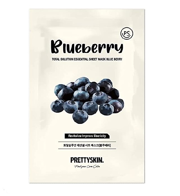 Mặt nạ Prettyskin Total Solution Essential Sheet Mask 23g cải thiện lão hóa, cấp ẩm, làm dịu da
