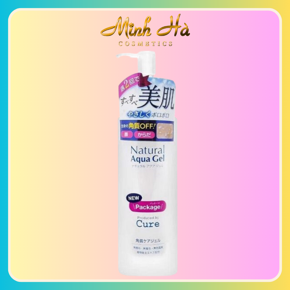 Tẩy tế bào chết Cure Natural Aqua Gel 100g se khít lỗ chân lông cấp ẩm không cồn