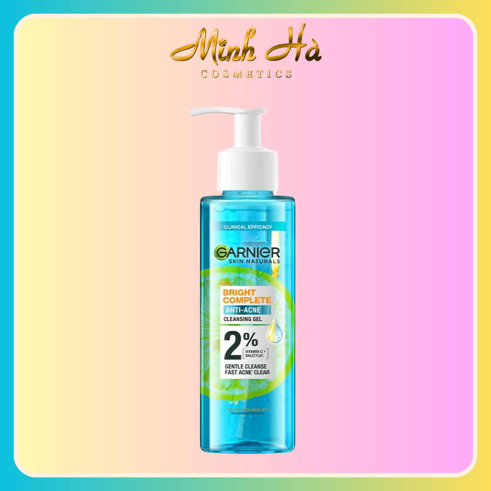 Gel rửa mặt Garnier Skin Naturals Bright Complete Anti Acne 120ml
