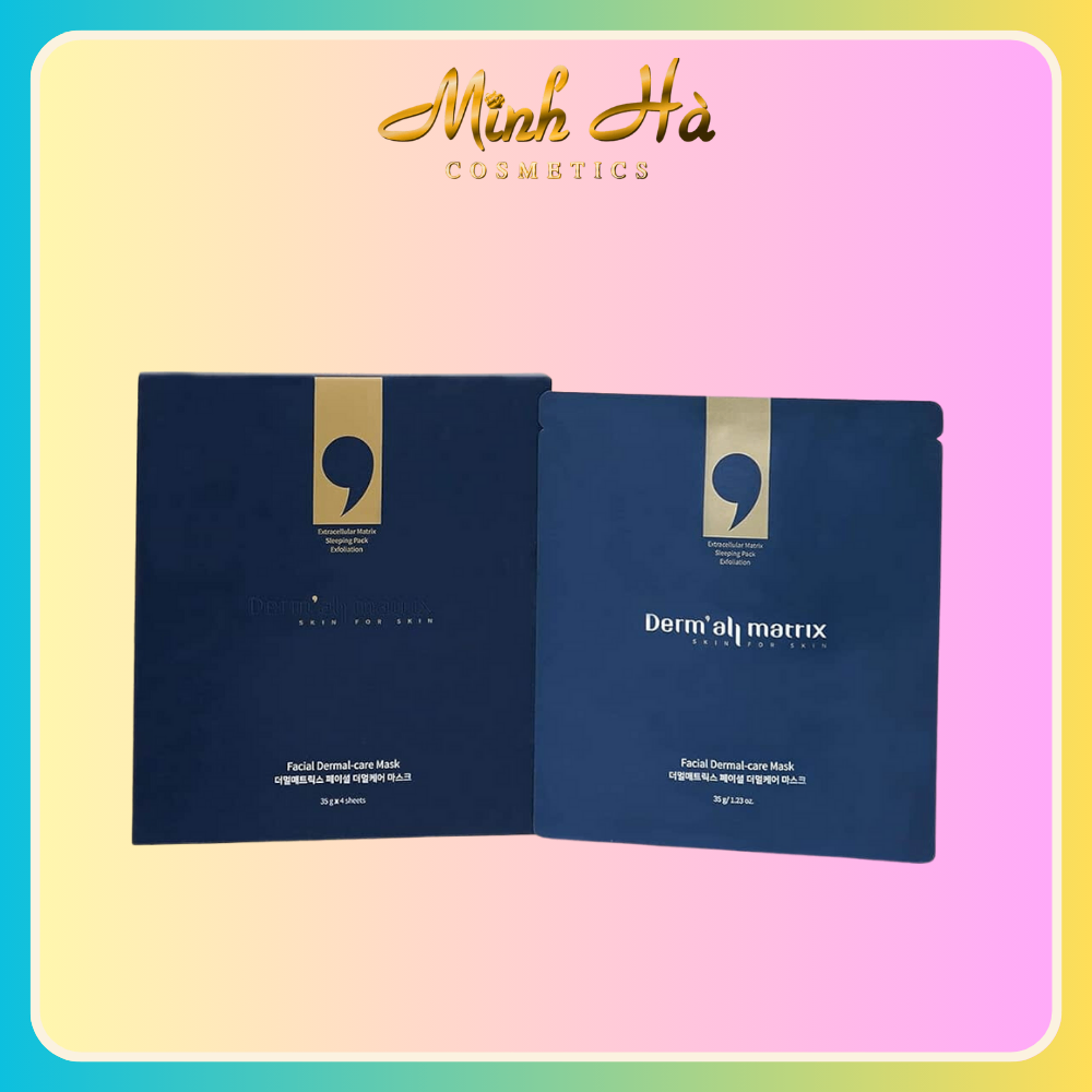 Mặt nạ Derm All Matrix Facial Dermal-Care Mask 35g dưỡng trắng chống lão hóa