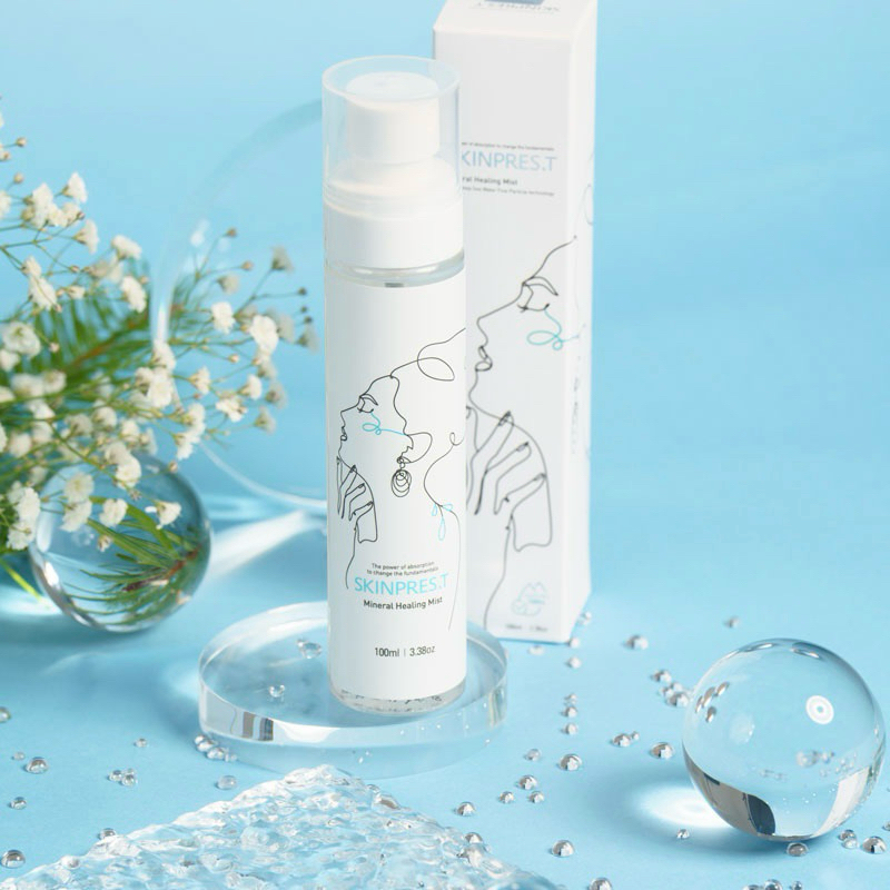 Xịt khoáng Skinpres.T Mineral Healing Mist 100ml phục hồi và cân bằng độ ẩm cho da