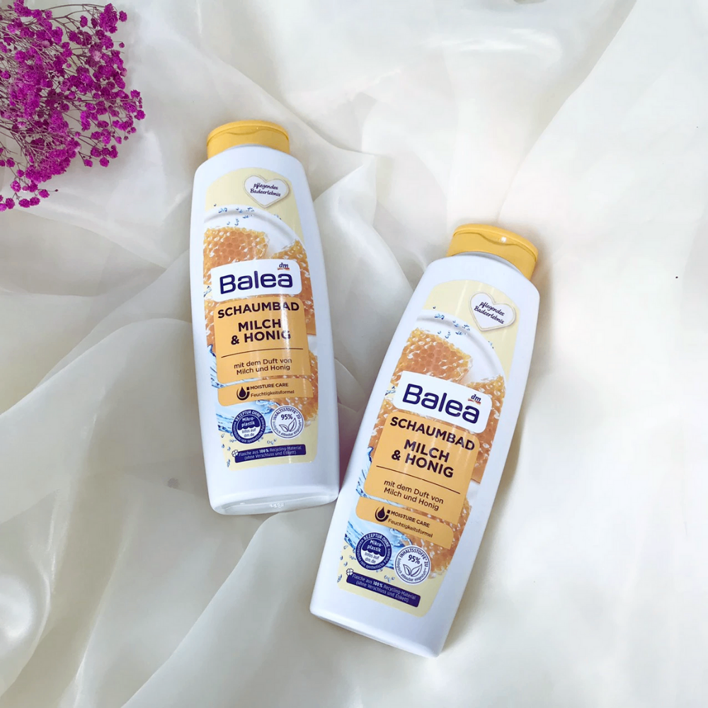 Sữa tắm Balea Schaumbad 750ml dưỡng ẩm giúp da căng mịn