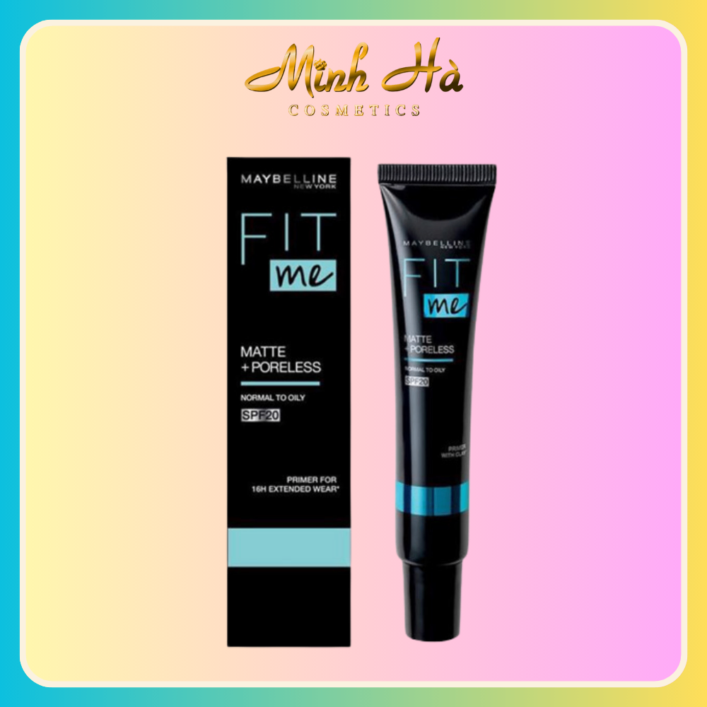 ​​Kem lót Maybelline Fit Me Primer Matte+Poreless SPF 20 30ml kiềm dầu ngăn xuống tone