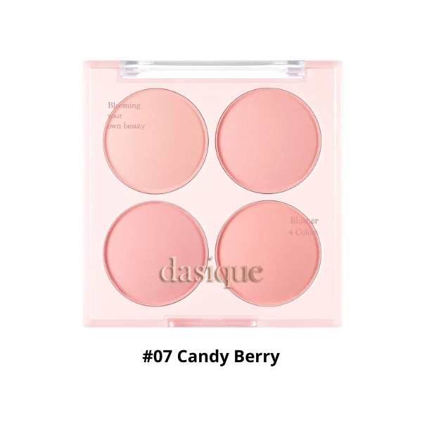 Bảng phấn má hồng Dasique Blending Cheek chất phấn mềm mịn lên màu tự nhiên