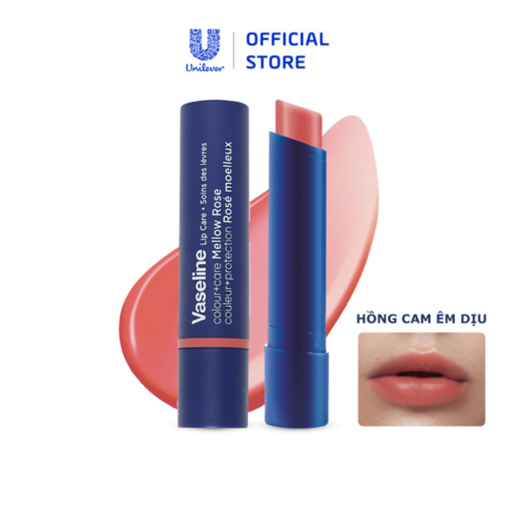 Son dưỡng có màu Vaseline Lip Care Color 3g màu hồng ngọt ngào