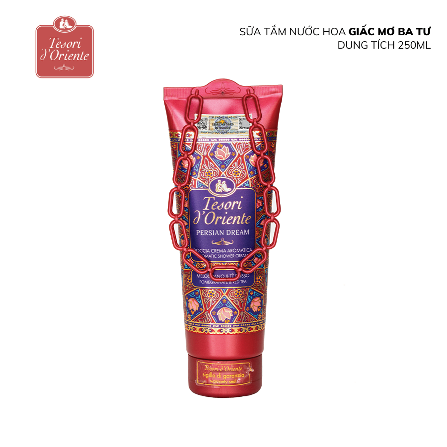 Sữa tắm hương nước hoa Tesori d'Oriente 250/500ml mang đến làn da tươi trẻ và đầy sức sống