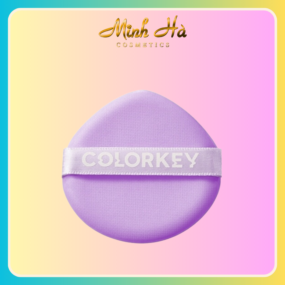 Bông phấn Colorkey tím