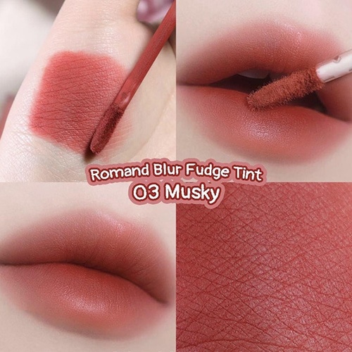 Son kem bùn Romand Blur Fudge Tint 5g mịn lì lâu trôi