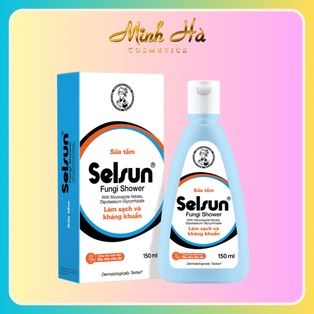Sữa tắm Selsun Fungi Shower 150ml làm sạch và giảm ngứa