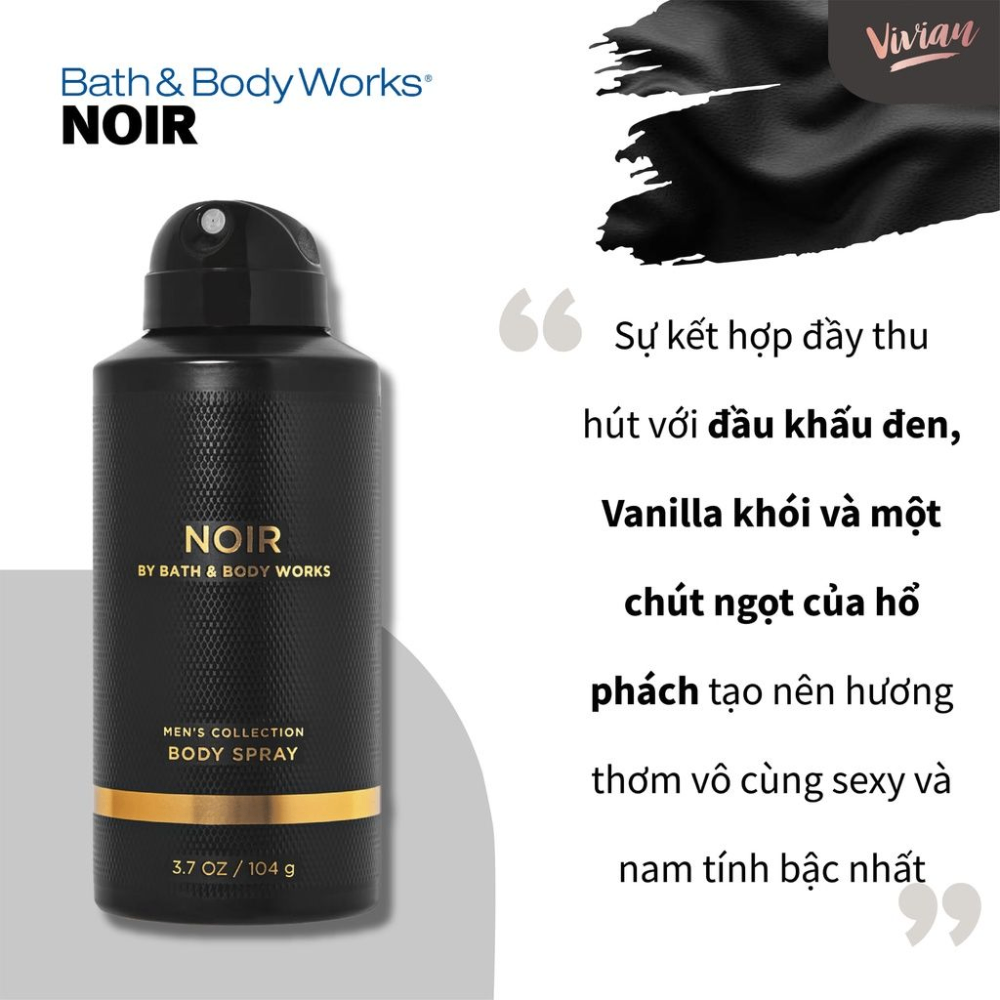 Xịt thơm cho nam Bath & Body Works 104g hương thơm dài lâu tạo cảm giác tự tin năng động