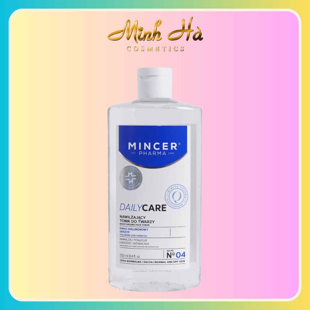 Nước hoa hồng Mincer Pharma Daily Care No 04 250ml làm sạch da, dưỡng ẩm và giảm mụn