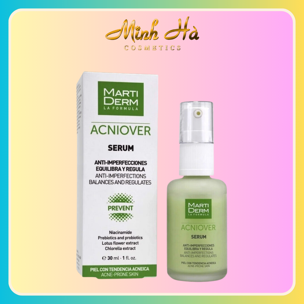 Tinh chất MartiDerm Acniover Serum Prevent 30ml giảm mụn và kiểm soát dầu