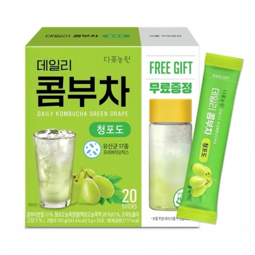 Trà Kombucha Danongwon Daily Kombucha Tea 20 gói hỗ trợ giảm cân chống lão hóa