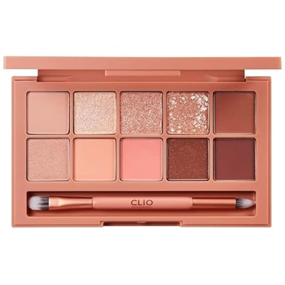 Phấn mắt 10 ô Clio Pro Eye Palette 3g bảng màu sắc đa dạng chất phấn mềm mịn
