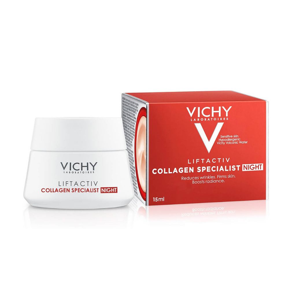 Kem dưỡng ngày & đêm Vichy Liftactiv Collagen Specialist 15/50ml làm sáng và làm mờ các đốm nâu