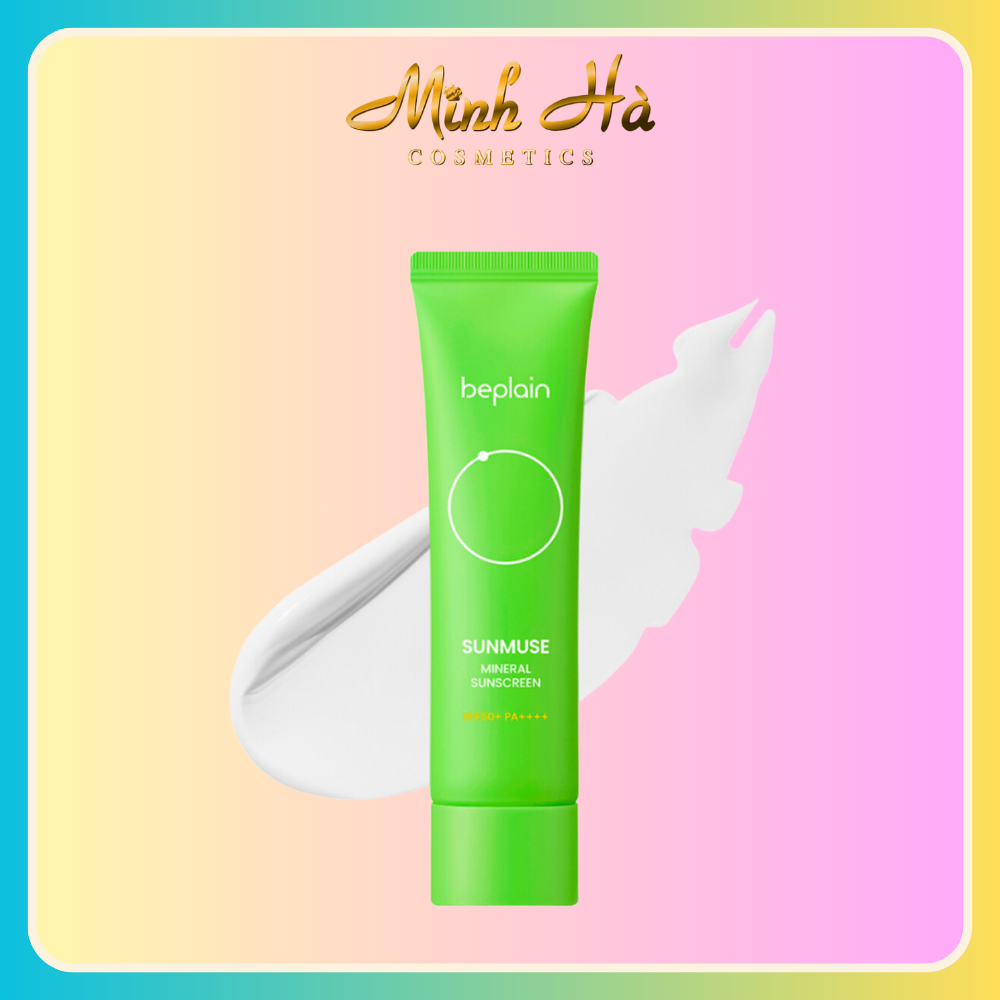 Kem chống nắng Beplain 50ml thuần chay cho các loại da khác nhau