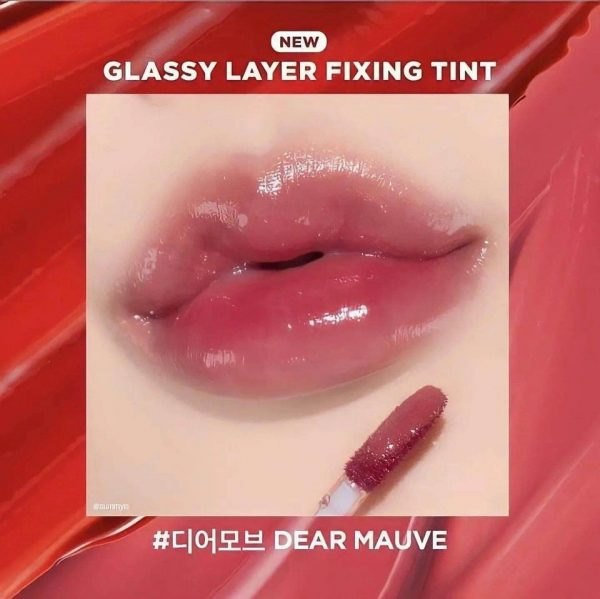 Son tint bóng Lilybyred Glassy Layer Fixing Tint 3.8g tint nước, lỏng nhẹ không nặng môi