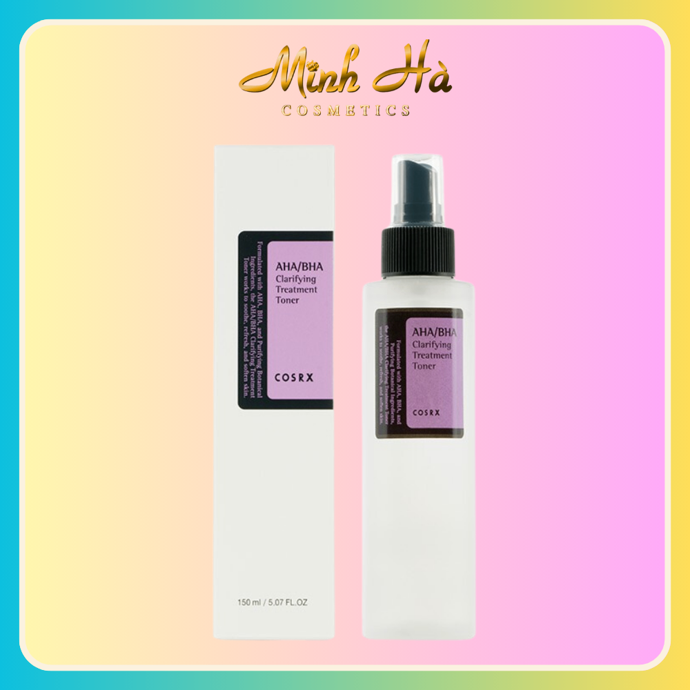 Nước hoa hồng Cosrx AHA/BHA Clarifying Treatment Toner 150ml dành cho da mụn