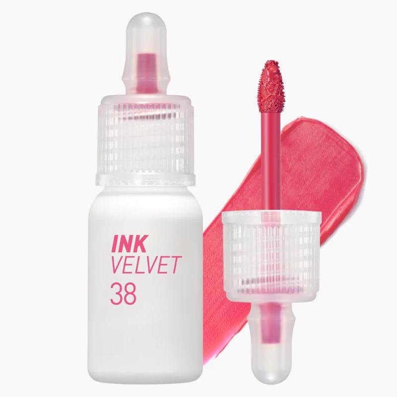 Son kem lì Ink Velvet Peripera 4g lên môi mượt bền màu