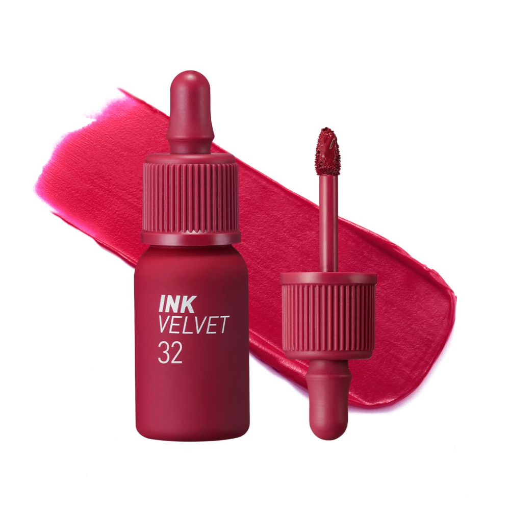 Son kem lì Ink Velvet Peripera 4g lên môi mượt bền màu