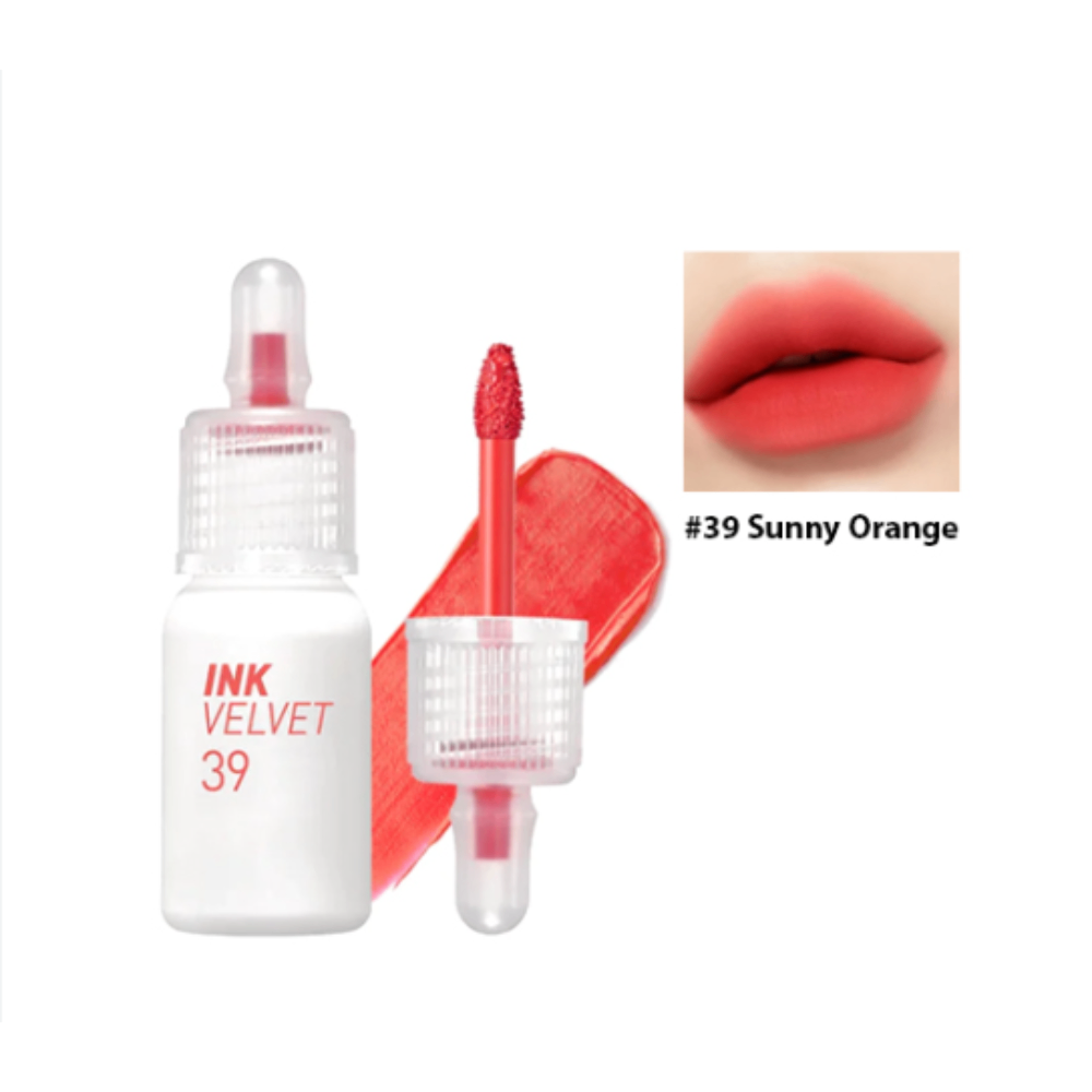 Son kem lì Ink Velvet Peripera 4g lên môi mượt bền màu