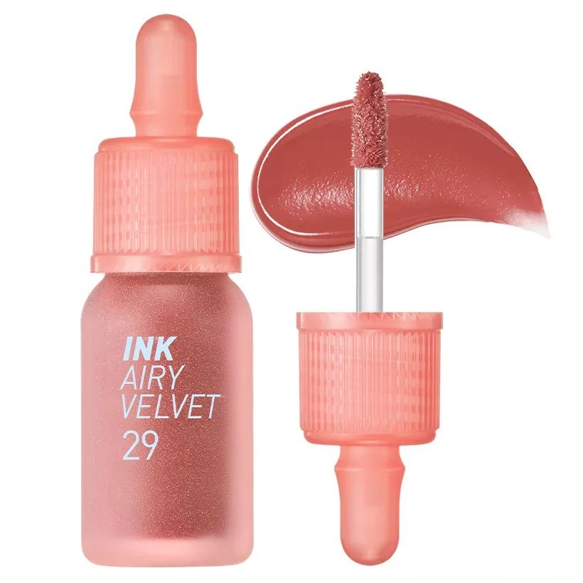 Son kem lì Ink Velvet Peripera 4g lên môi mượt bền màu