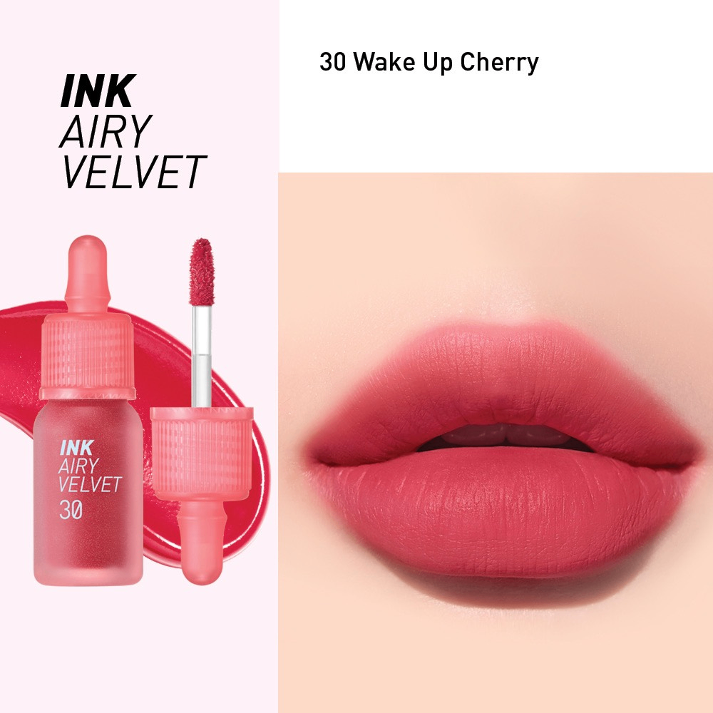 Son kem lì Ink Velvet Peripera 4g lên môi mượt bền màu