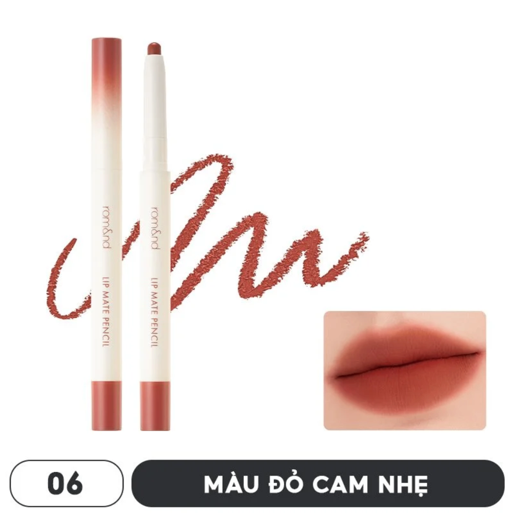 Chì kẻ viền môi Romand Lip Mate Pencil 3g mịn lì lâu trôi màu sắc đa dạng