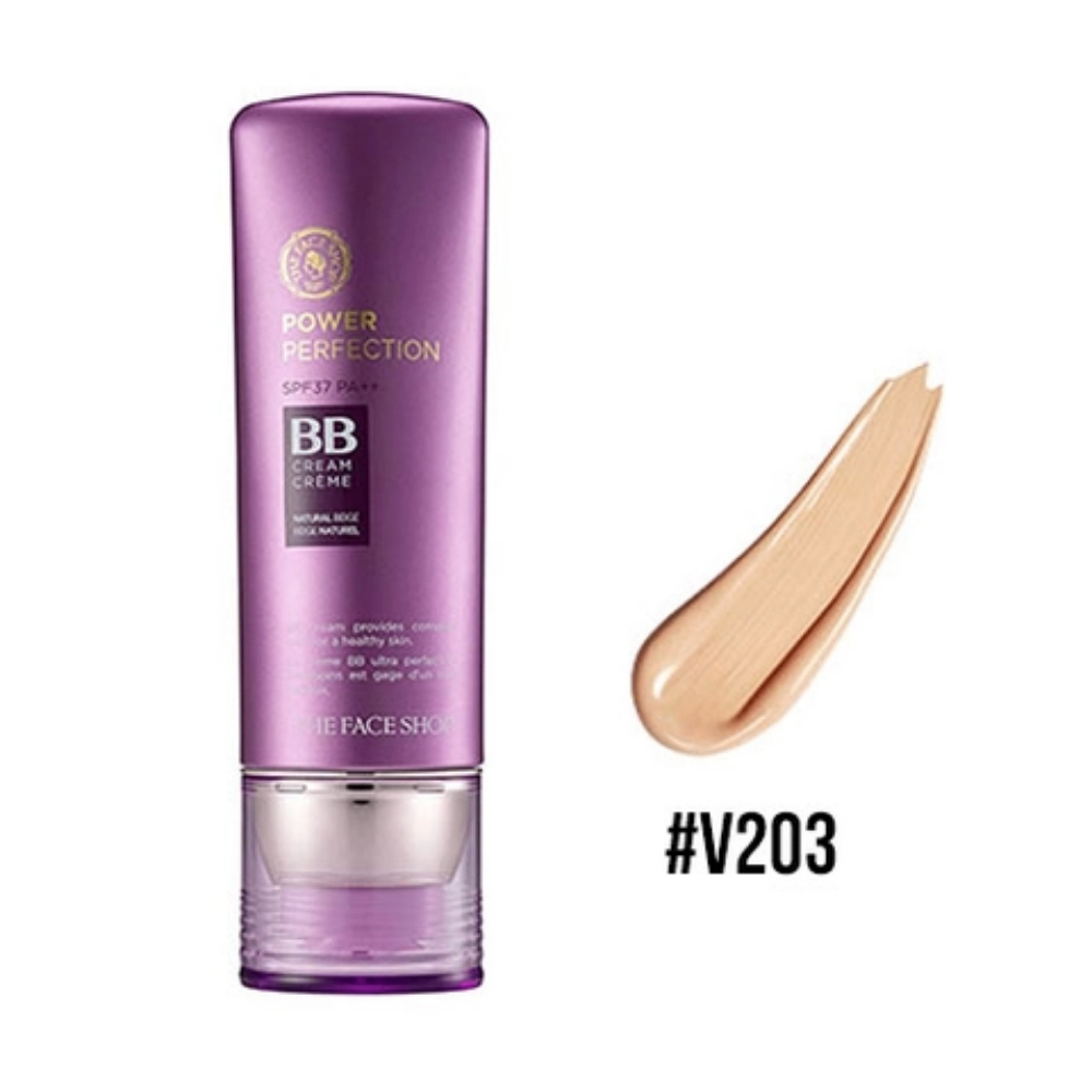 Kem nền BB The Face Shop Power Perfection 20g/40g có độ che phủ hoàn hảo, làm trắng da