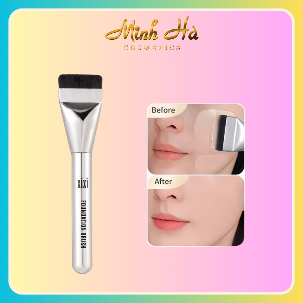Cọ dẹt tán nền Xixi Foundation Brush 10g giúp lớp nền mỏng mịn tự nhiên