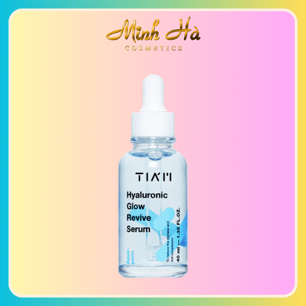 Serum Tiam Hyaluronic Glow Revive 40ml dưỡng ẩm làm dịu da