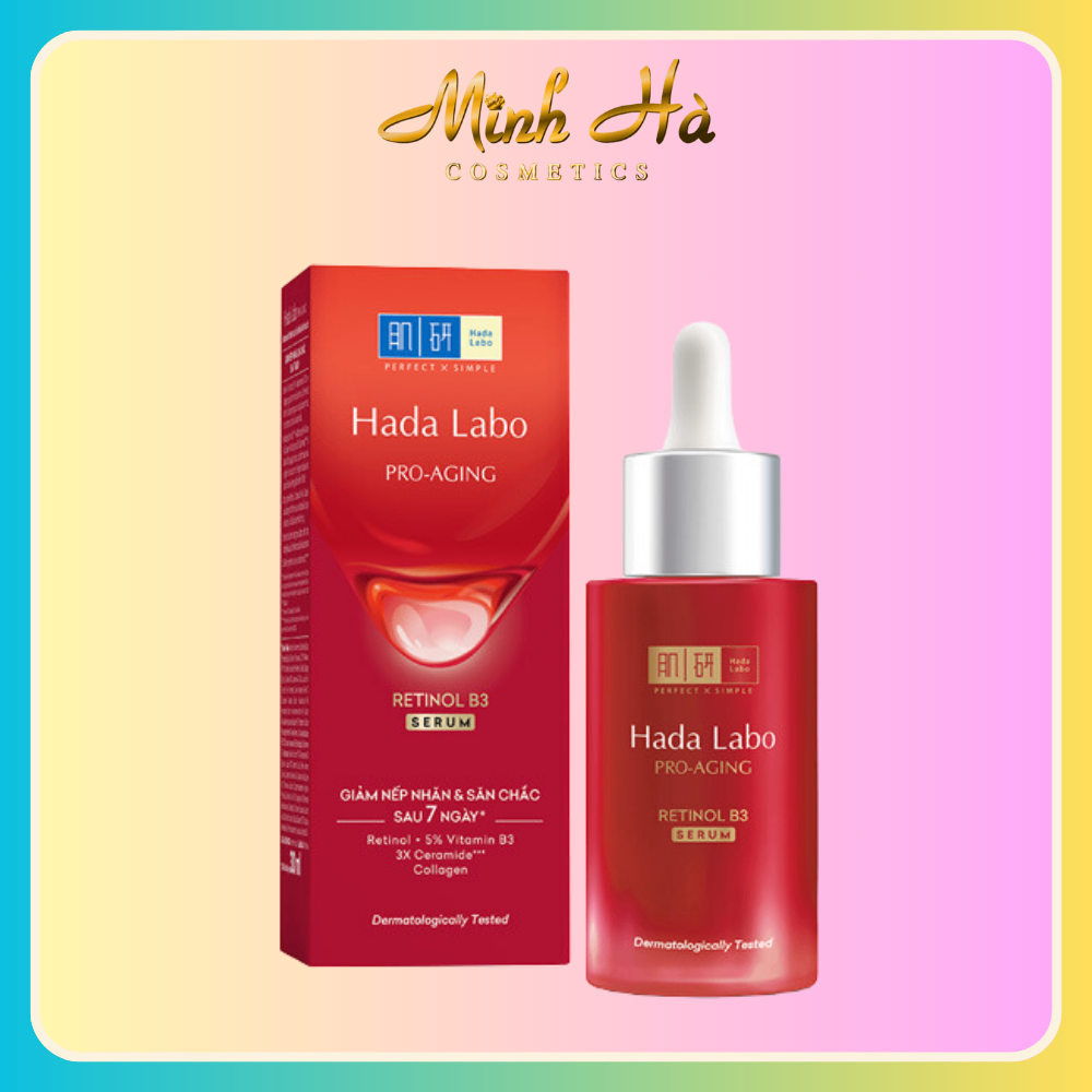 Serum Hada Labo Pro-Aging Retinol B3 30ml dưỡng ẩm cải thiện lão hóa