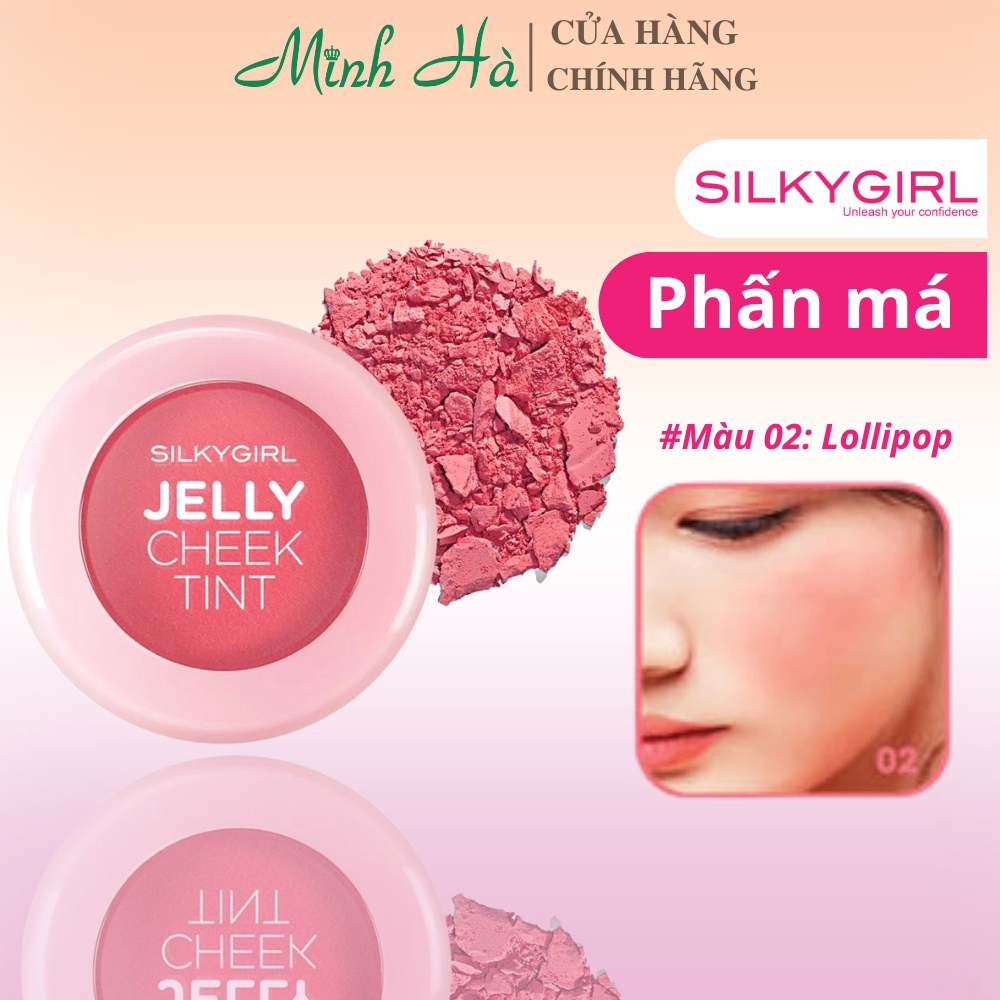 Phấn má SilkyGirl Jelly Cheek Tint 3g cho làn da hồng hào, tươi trẻ