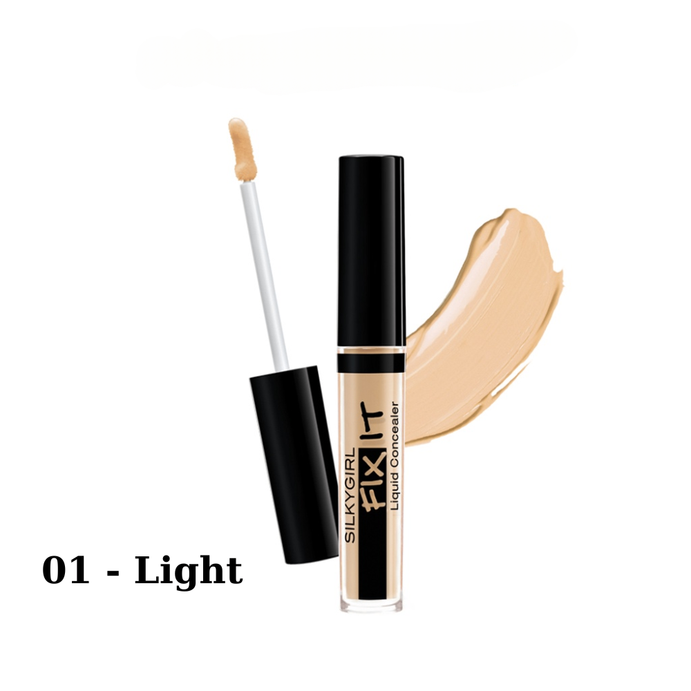Che khuyết điểm Silkygirl Fix It Liquid Concealer 2ml lớp nền mịn mượt hoàn hảo không tì vết