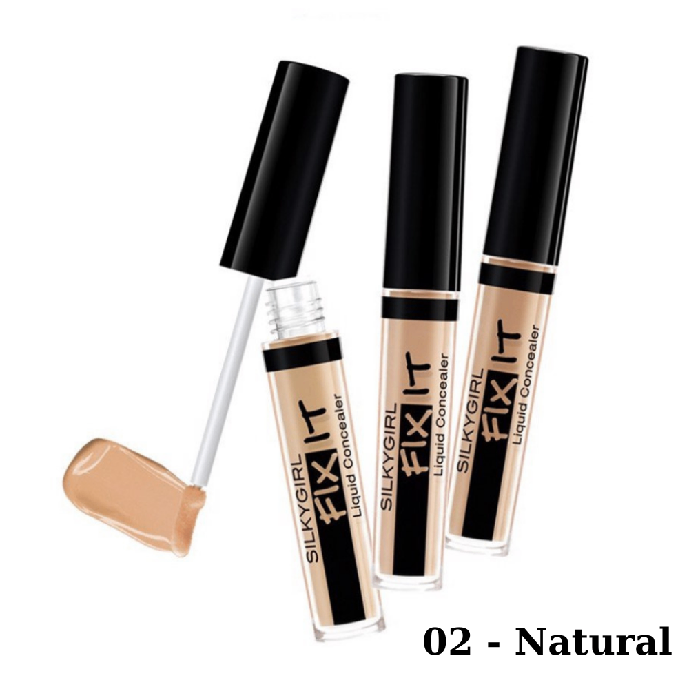 Che khuyết điểm Silkygirl Fix It Liquid Concealer 2ml lớp nền mịn mượt hoàn hảo không tì vết