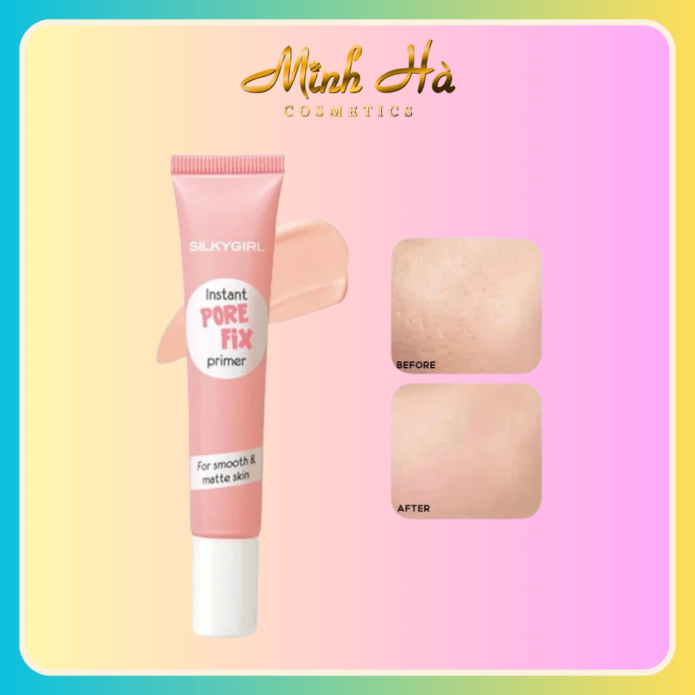 Kem lót Silkygirl Prep N Plump Hydra Primer 15ml nhỏ gọn cung cấp độ ẩm kiềm dầu che khuyết điểm