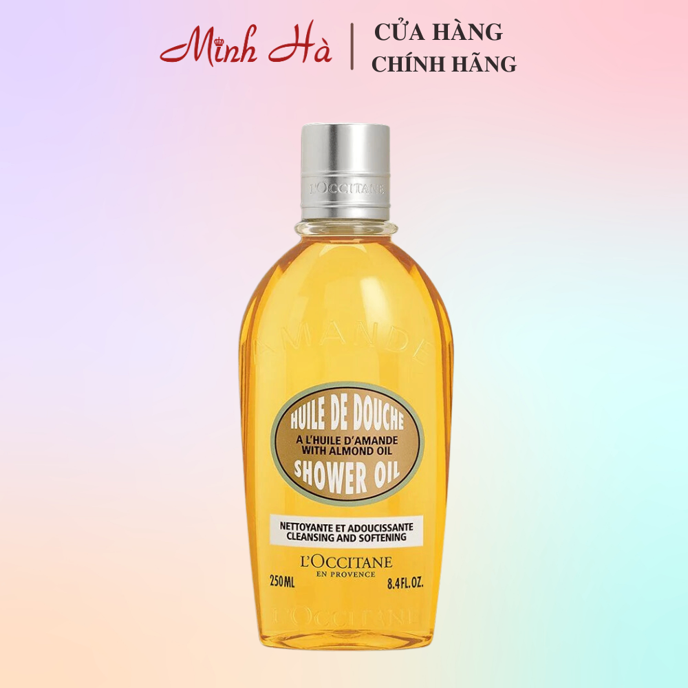 Dầu tắm hạnh nhân L'occitane Amande Shower Oil 35/250ml dưỡng da săn chắc và sáng mịn