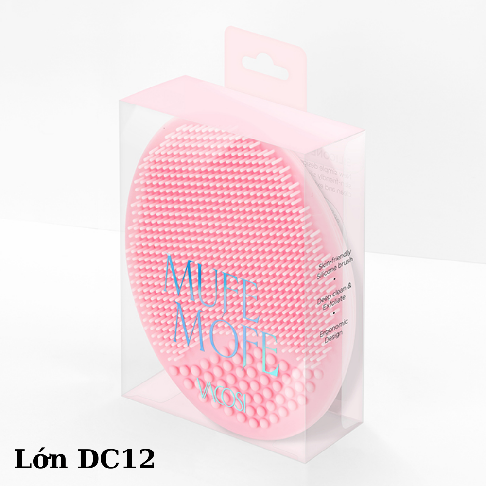 Miếng rửa mặt Silicone Vacosi làm sạch tận sâu lỗ chân lông, tăng hiệu quả sử dụng của sữa rửa mặt