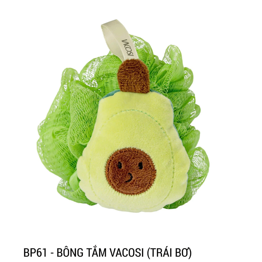 Bông tắm tạo bọt Vacosi mềm mại, không gây kích ứng da
