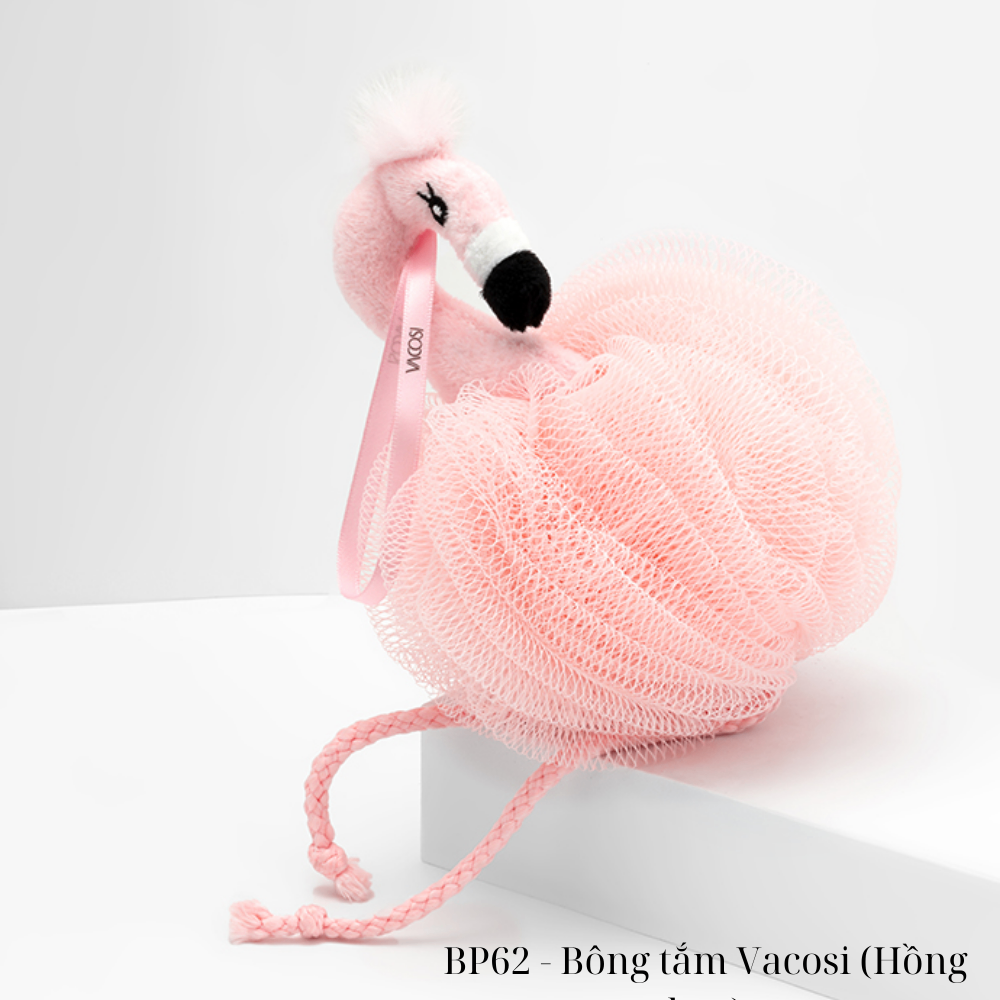 Bông tắm tạo bọt Vacosi mềm mại, không gây kích ứng da