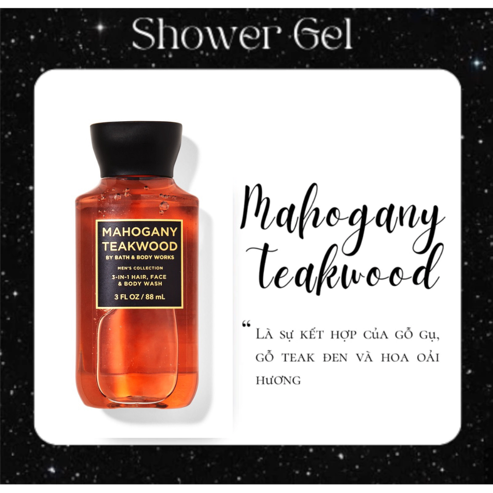 Sữa tắm Bath & Body Works 88ml các loại mùi hương ngọt ngào, sang trọng cho cả nam và nữ