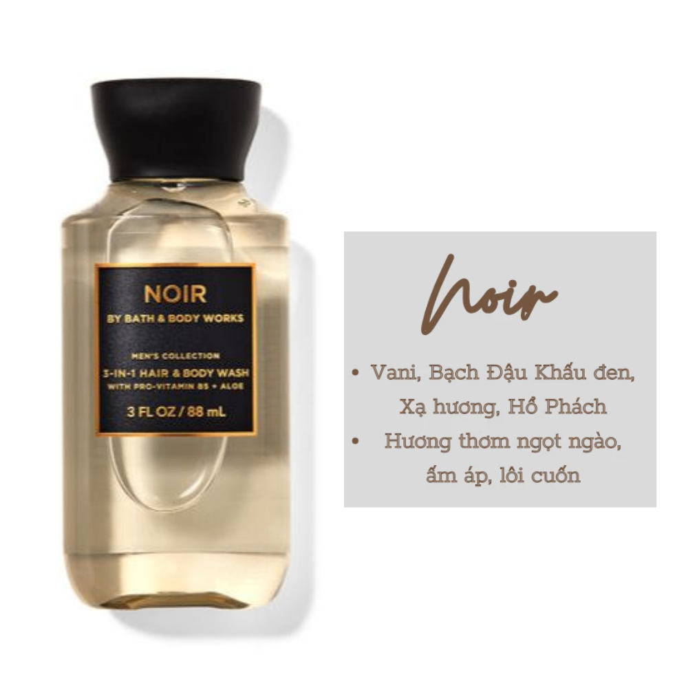 Sữa tắm Bath & Body Works 88ml các loại mùi hương ngọt ngào, sang trọng cho cả nam và nữ