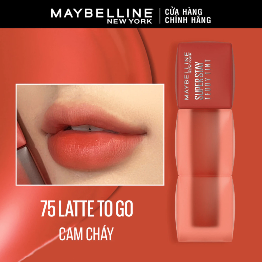 Son kem Maybelline Superstay Teddy Tint 5ml căng mịn, cho môi sắc sảo, quyến rũ