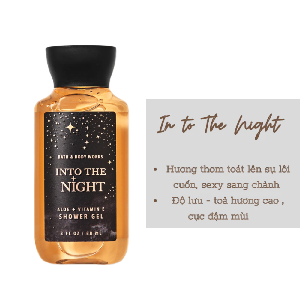 Sữa tắm Bath & Body Works 88ml các loại mùi hương ngọt ngào, sang trọng cho cả nam và nữ