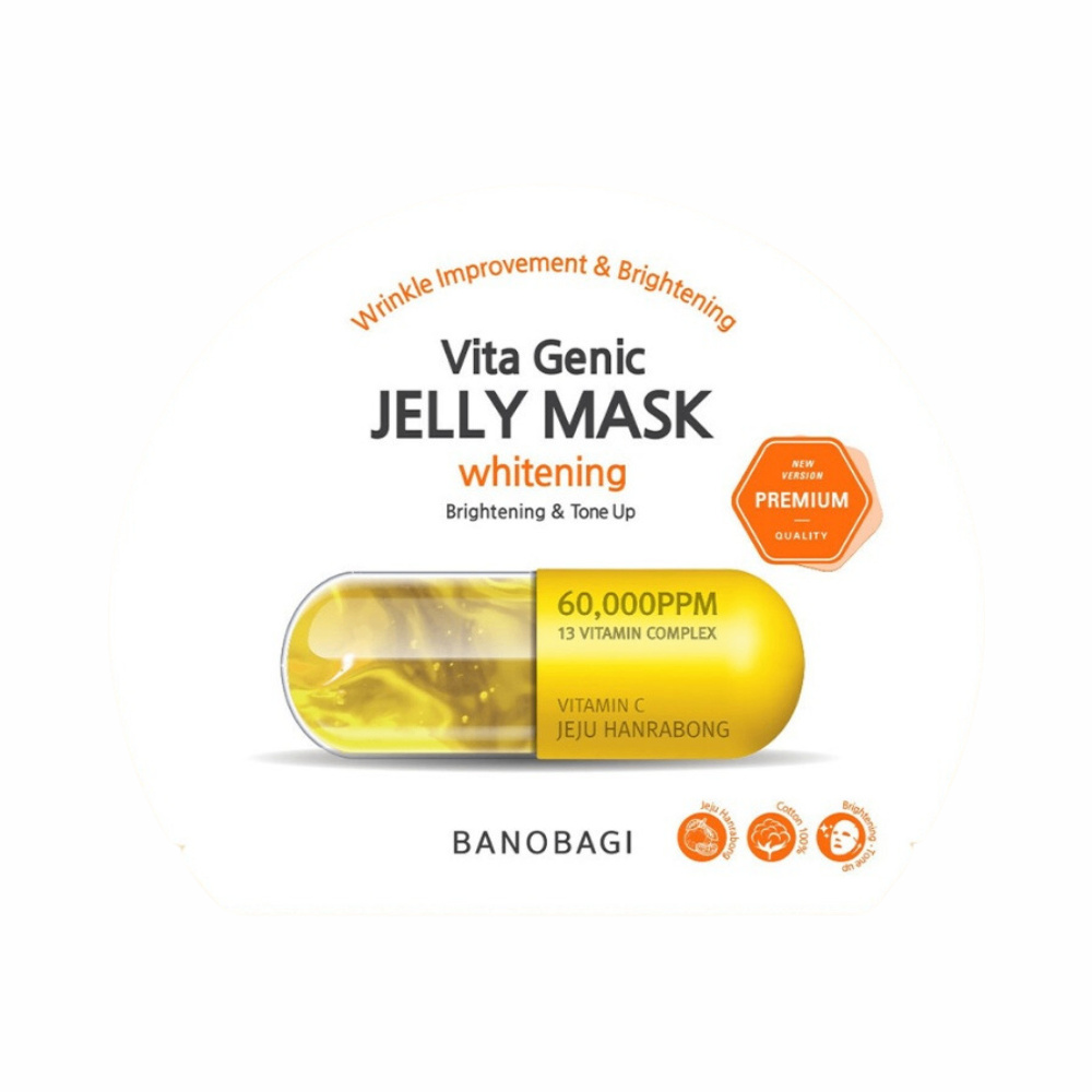 Mặt nạ giấy BANOBAGI Vita Genic Jelly Mask 30g giúp trắng sáng cấp ẩm chống lão hóa da